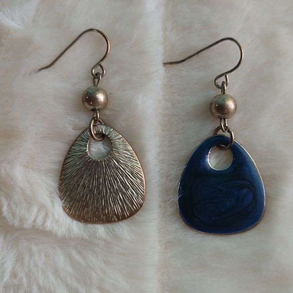 Boho resin earrings - Picture 2 of 3